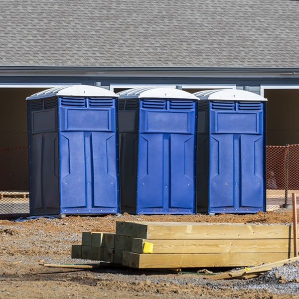 what is the expected delivery and pickup timeframe for the porta potties in Allison Iowa